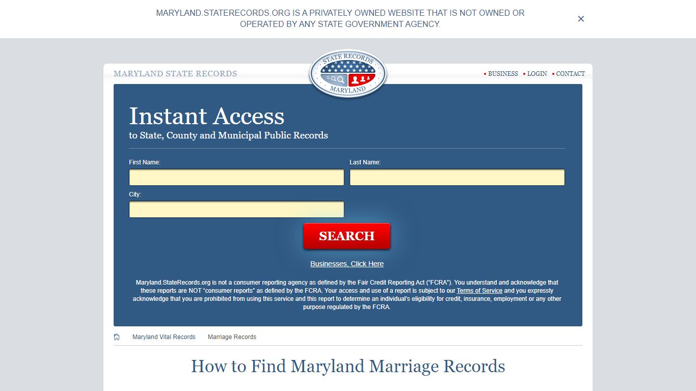 How to Find Maryland Marriage Records