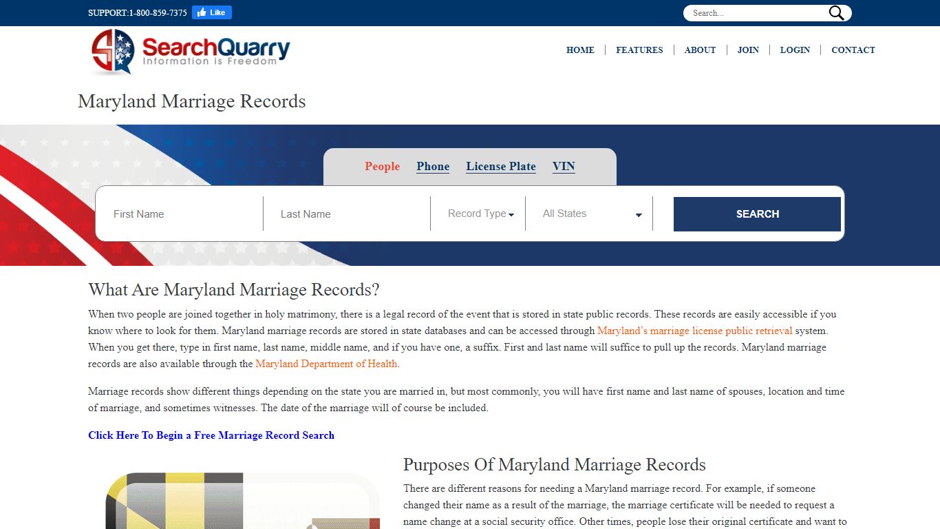 Free Maryland Marriage Records | Enter a Name & View ... - SearchQuarry